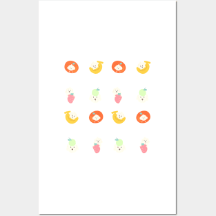 Fruit Dog Pattern Posters and Art